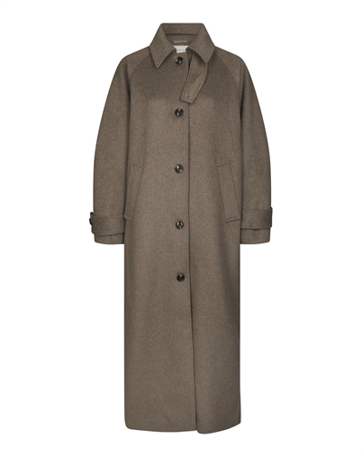 Neo Noir - Keaton Wool Frakke - Taupe 
